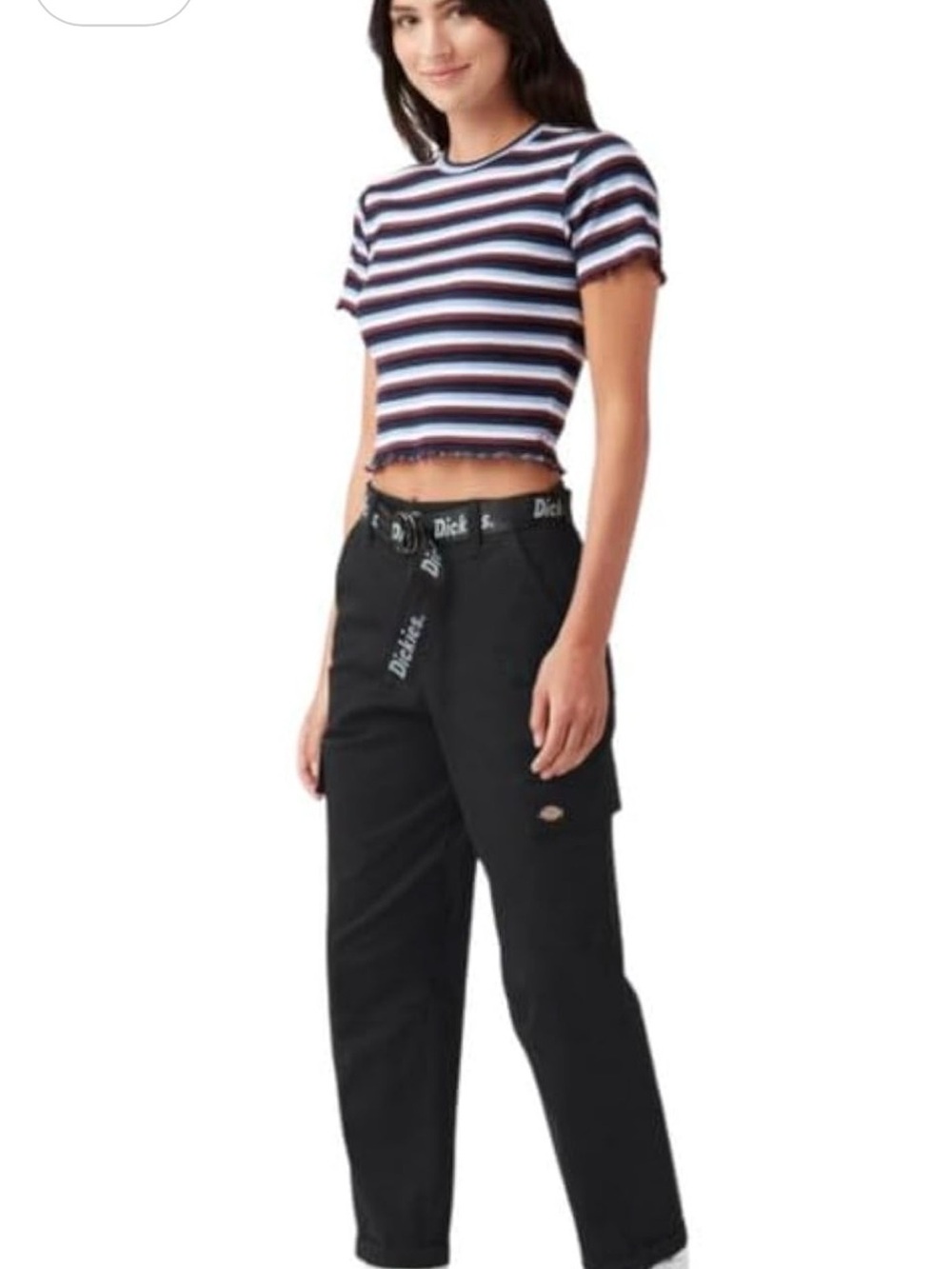 Dickies Women’s Relaxed Fit Cropped Cargo Work Pants